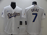 Dodgers 7 Julio Urias White Nike 2021 Gold Program Cool Base Jerseys,baseball caps,new era cap wholesale,wholesale hats